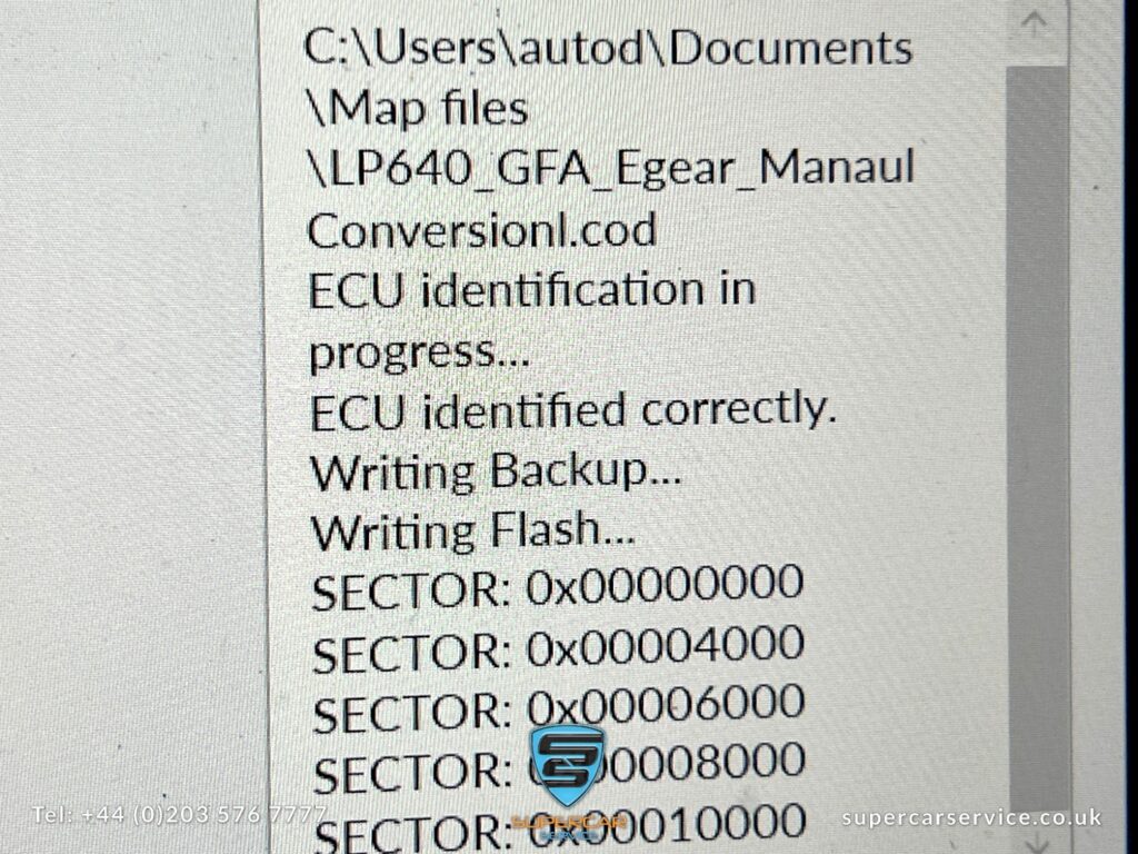 Lamborghini manual Conversion by Supercar Service Specialist in London_ IMG_176150